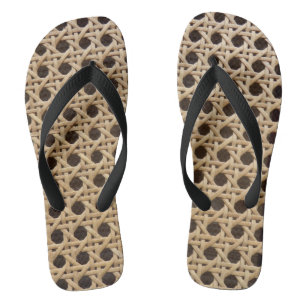 Abrir Chinelos de Canas de Rattan