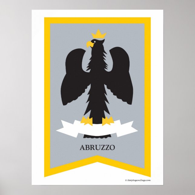 Abruzzo Abruzzi Itália, região Poster (Frente)