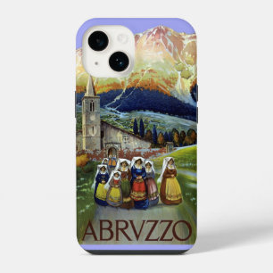Abruzzo Itália Arte de Poster de Viagem Vintage co