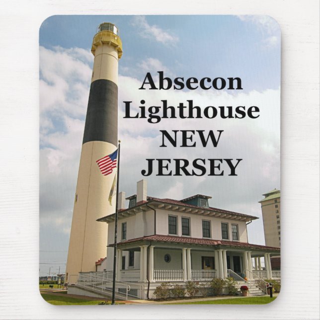 Absecon Lighthouse, Mousepad de Nova Jersey (Frente)
