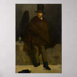 Absinthe Drinker de Manet - Poster
