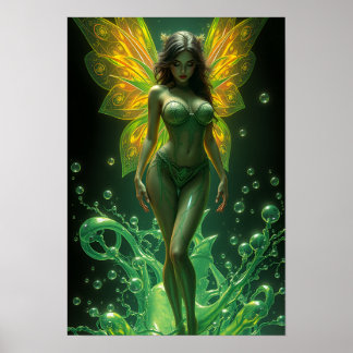 Absinthe Green Fairy Poster