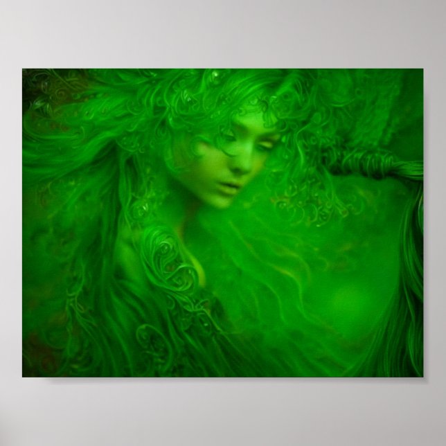 Absinthe Green Fairy Poster (Frente)