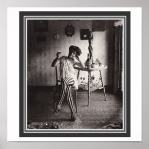 "Absinthe When Ela Espera" 12 x 12 Poster