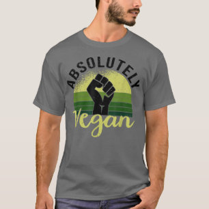Absolutamente Vegan Engraçado Vegan e Camiseta Veg