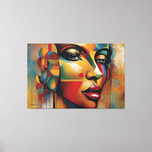 AbSTR_25-043 Abstrato Art Canvas Impressão