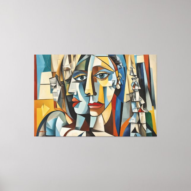 AbSTR_25-070 Abstrato Art Canvas Impressão (Frente)
