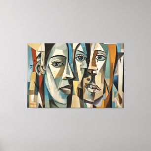 AbSTR_25-073 Abstrato Art Canvas Impressão