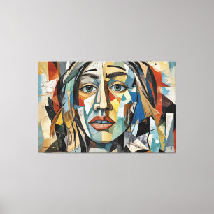 AbSTR_25-074 Abstrato Art Canvas Impressão