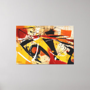 AbSTR_25-078 Abstrato Art Canvas Impressão