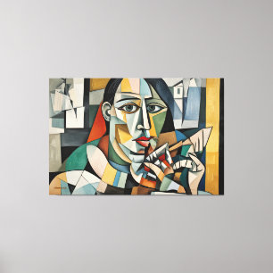 AbSTR_25-083 Abstrato Art Canvas Impressão