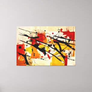 AbSTR_25-086 Abstrato Art Canvas Impressão