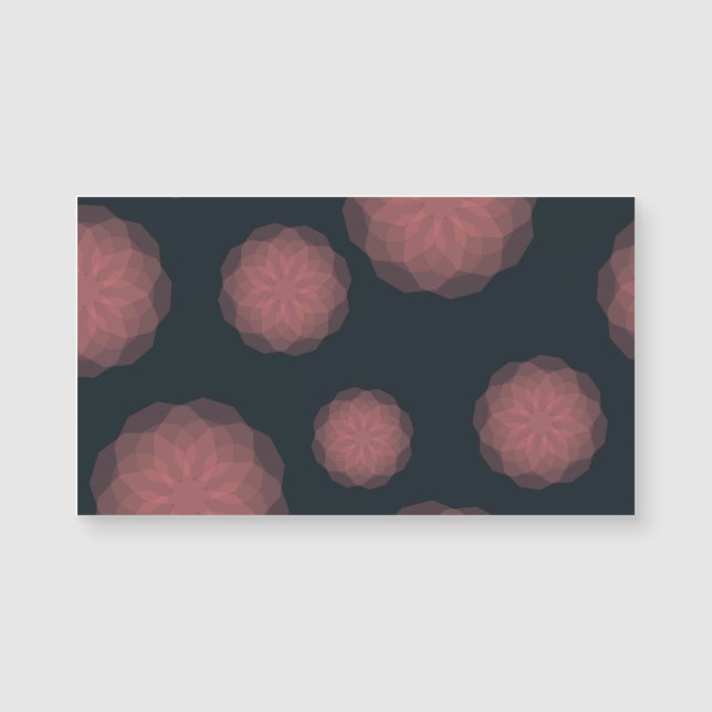 Abstração de flores rosa, geométrica, legal, de te (Frente)