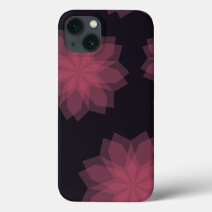 Abstração de flores rosa, legal, moderna e moderna