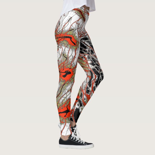 Abstract Art Leggings (Direita)