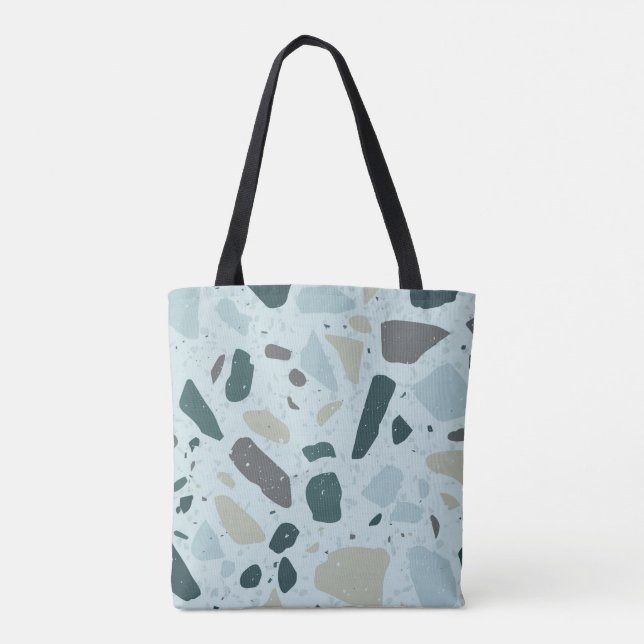 Abstract Beach Tote Bag (Verso)