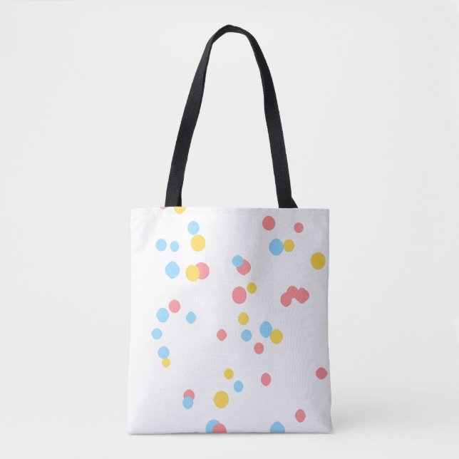 Abstract Bloom – All-Over Artistic Floral Tote Bag (Frente)