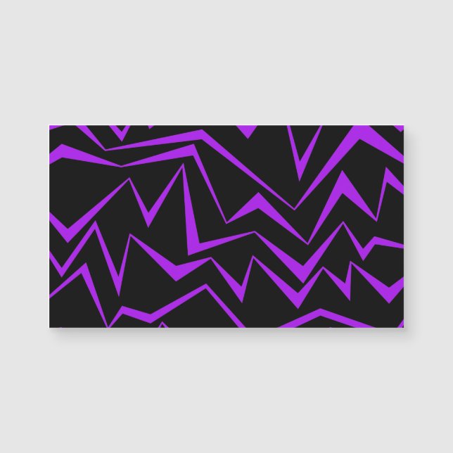 Abstract, bold, vibrant geometric zigzag pattern (Frente)