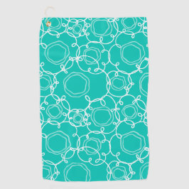 Abstract Floral Matrix (Teal) Fine Art
