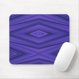Abstract geometric mouse pad with a vivid purple