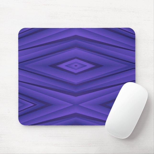 Abstract geometric mouse pad with a vivid purple  (Com mouse)