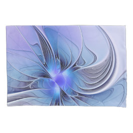 Abstract Modern Fractal Art Lavender Blue
