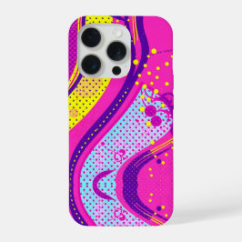 Abstract Pink Yellow Pop Art Pattern 