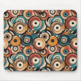 Abstract records Mouse Pad