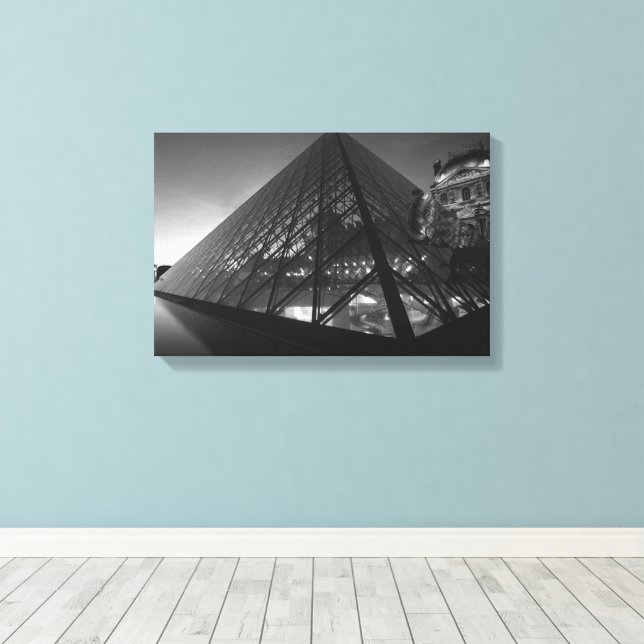 Abstract roof canvas print (Insitu(piso de madeira))