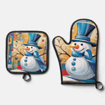 Abstract Snowman