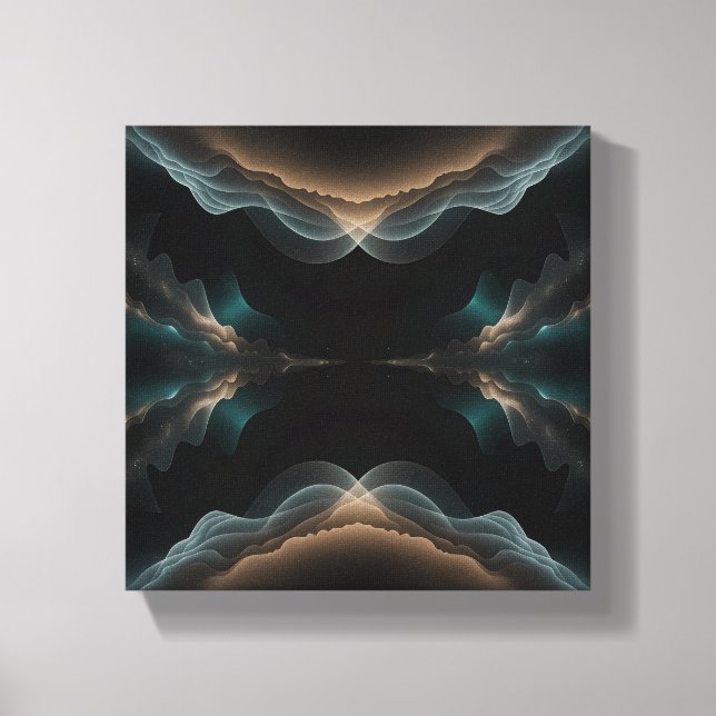 Abstract Wave Energy Canvas Art (Frente)