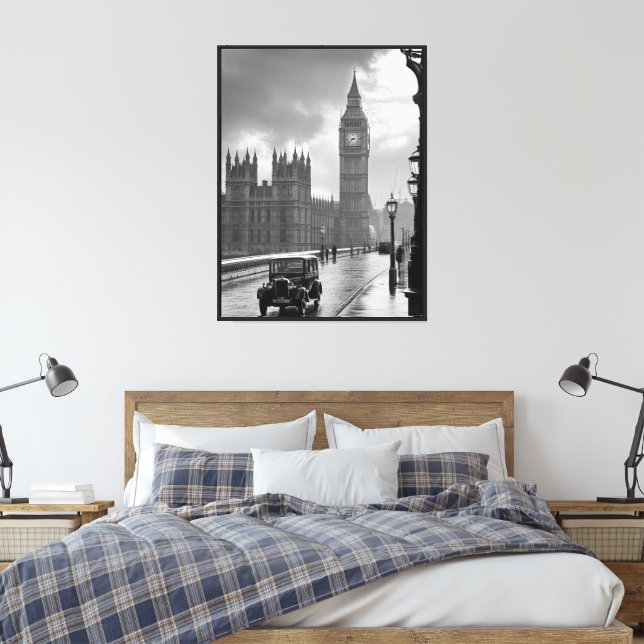 Abstrato 1960s, Canvas de Londres (Insitu(Quarto))