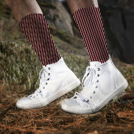 Abstrato Ad Padrão de Faixa Vermelha Branca Simple