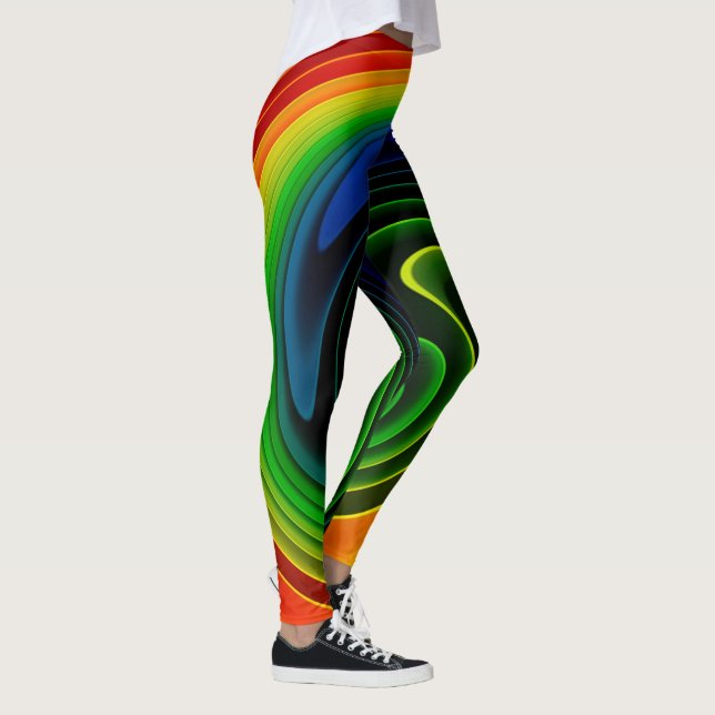 Abstrato Art 111 Leggings (Direita)