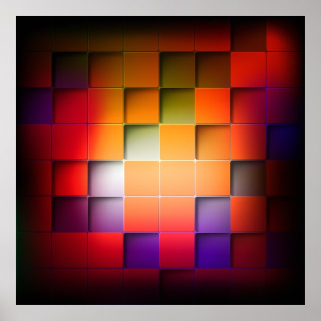 Abstrato Art 17, Impressão (Frente)