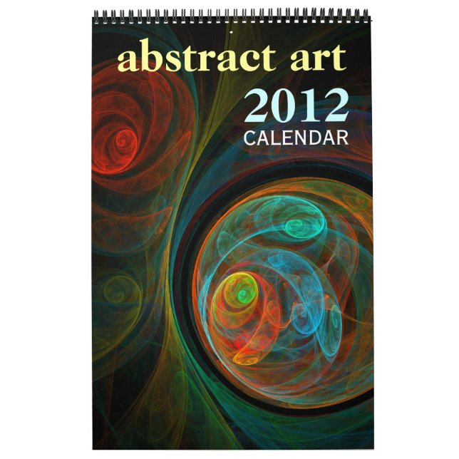 Abstrato Art 2012 Calendário de Belas Artes (Stand (Capa)