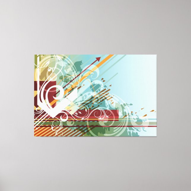 Abstrato Art 28 Canvas (Frente)