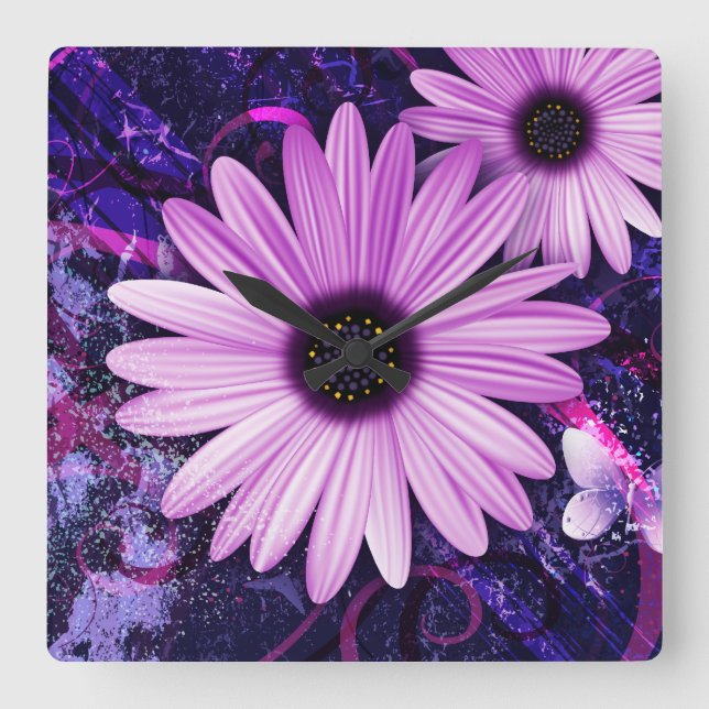 Abstrato Art 49&49A Opções de Relógio de Parede (Frente)