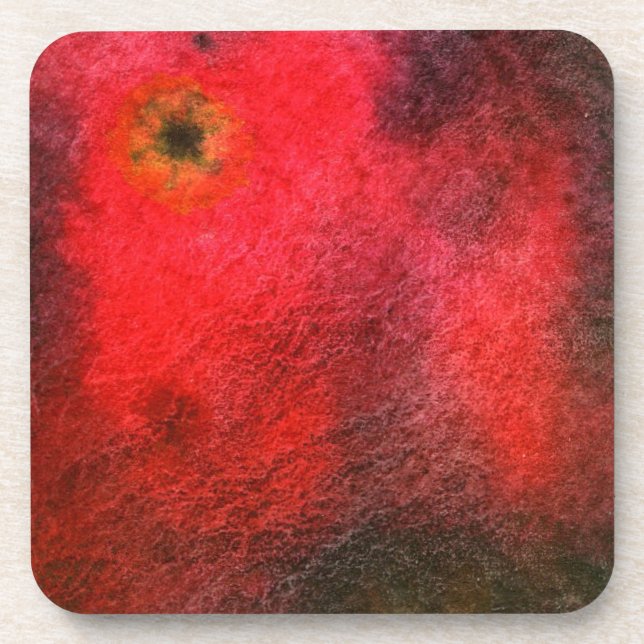 Abstrato Art Cork Porta copos (Frente)
