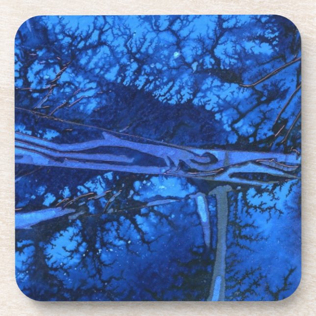 Abstrato Art Cork Porta copos (Frente)