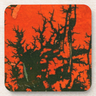 Abstrato Art Cork Porta copos