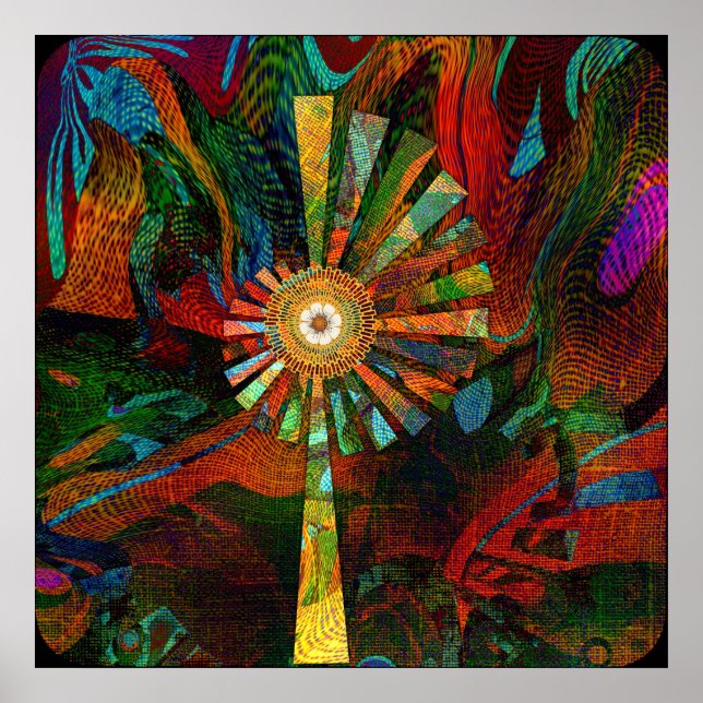 Abstrato Art Poster (Frente)