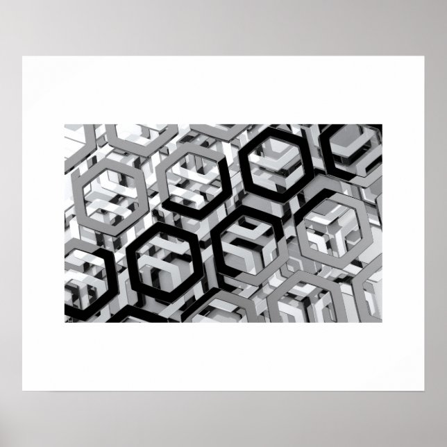 Abstrato Art Poster (Frente)