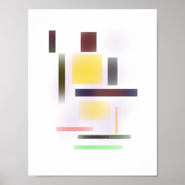 Abstrato Art Poster (Frente)