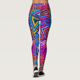 Abstrato Art - Streetart Leggings - Arte Geométric