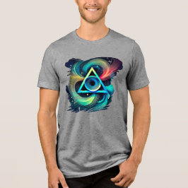 Abstrato Art T-Shirt - Pulso De Neon