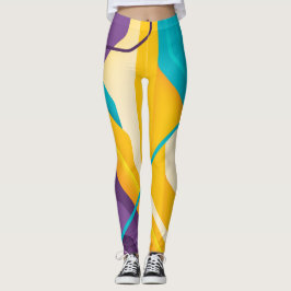 Abstrato Artsy Leggings