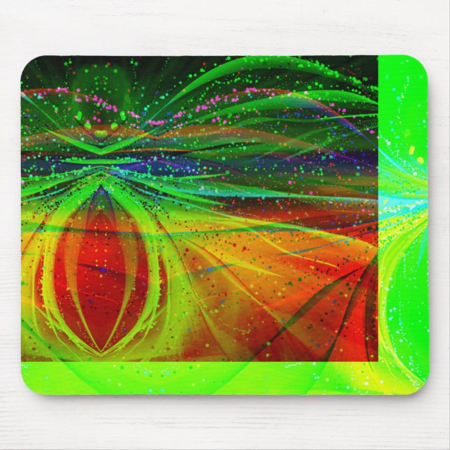 Abstrato Astronomical Spider Mouse Pad (Frente)