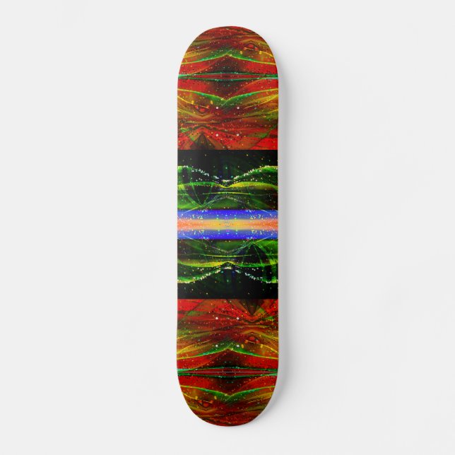 Abstrato Astronomical Spider Skateboard (Frente)