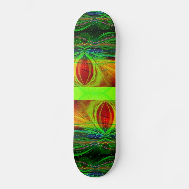 Abstrato Astronomical Spider Skateboard (Frente)